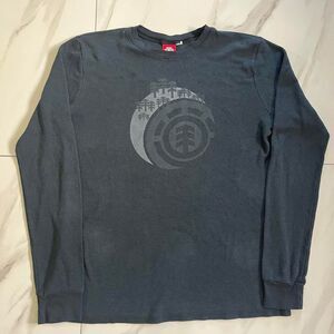 Element Men's Black and Grey T-shirt